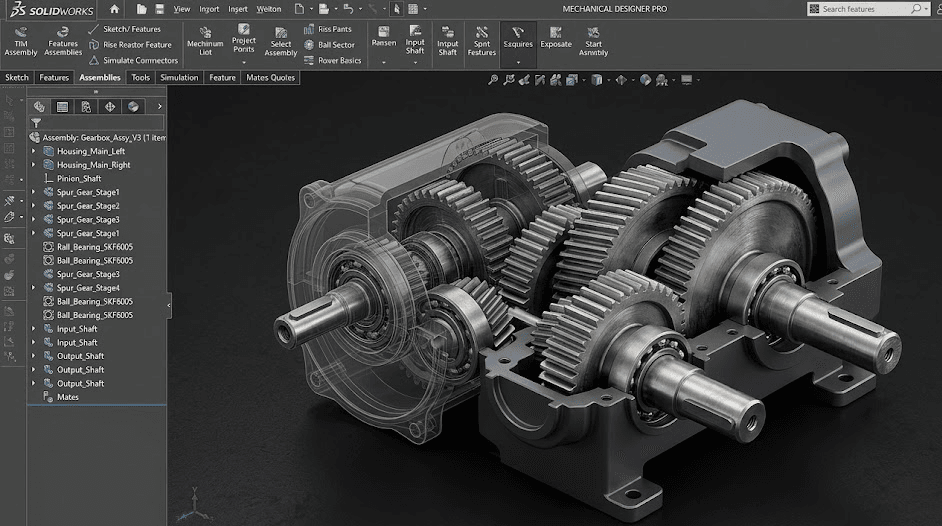 Conception mécanique — SolidWorks / CATIA