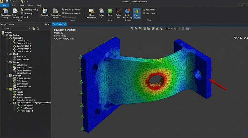 Simulation numérique — ANSYS / Abaqus